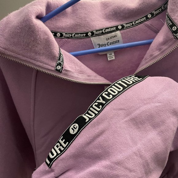 Juicy Couture cropped Purple Sweater | Size XS - Picture 1 of 4